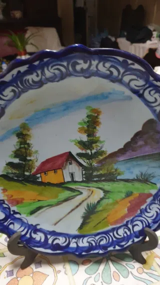 Prato de decoração Alcobaça 35 anos