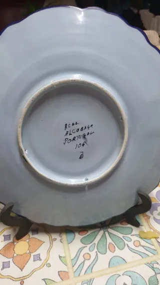 Prato de decoração Alcobaça 35 anos