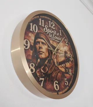 Relógio de Parede Aviação Spirit of St. Louis