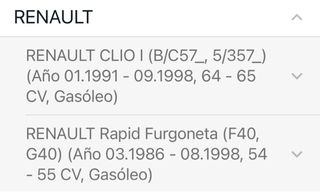Manguera Agua Renault Clio Ref 08076