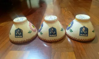 Lote 3 Tazas Pequeñas Henriot Quimper