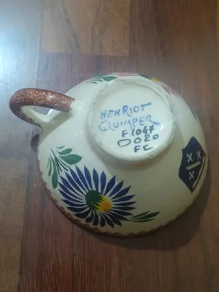 Lote 3 Tazas Pequeñas Henriot Quimper