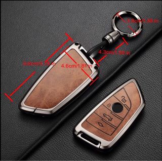 Funda Llaves Coche BMW Cuero Marrón