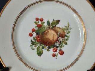 🇫🇷 Limoges platos postre porcelana antiguos