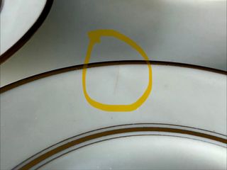 🇫🇷 Limoges platos postre porcelana antiguos