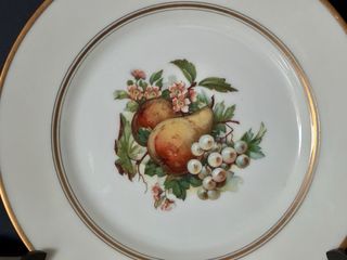 🇫🇷 Limoges platos postre porcelana antiguos