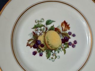 🇫🇷 Limoges platos postre porcelana antiguos