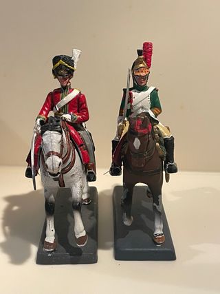 Soldatini a cavallo in metallo De Agostini