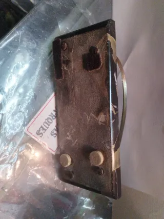 Antiguo soporte para cartas de mármol