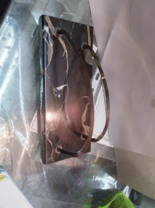 Antiguo soporte para cartas de mármol