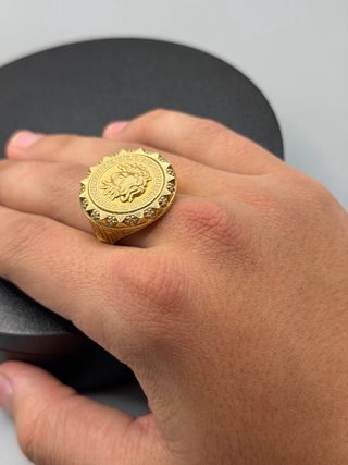 Ref503 Anillo Oro 18k Medusa
