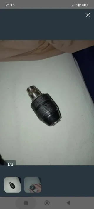 Coronas y brocas y cabeza