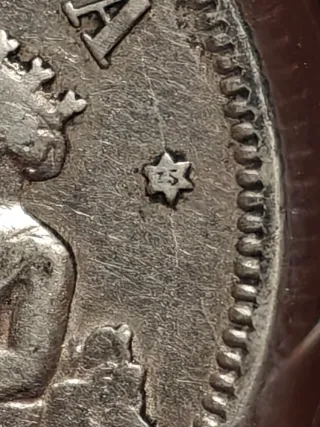 Monedas de Plata España 1870 y 1871