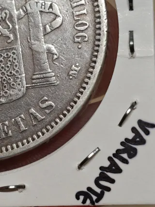 Monedas de Plata España 1870 y 1871