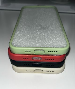 Pack 4 Fundas iPhone 13 Silicona Mate