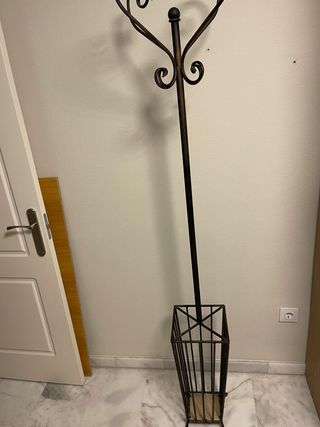 Perchero paragüero bronce oscuro