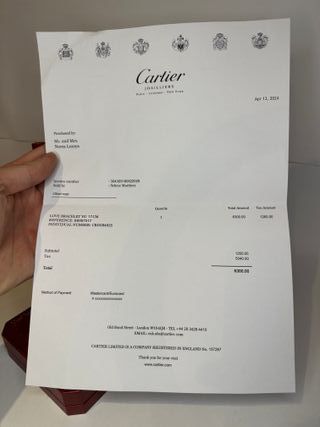 Pulsera de Oro Cartier LOVE Mujer