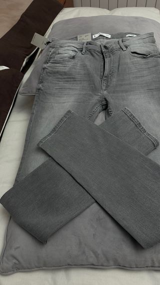 Pantalón skinny gris EU 40