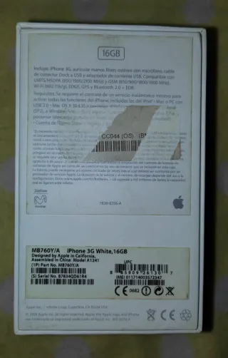 Scatola iPhone 3G Bianca