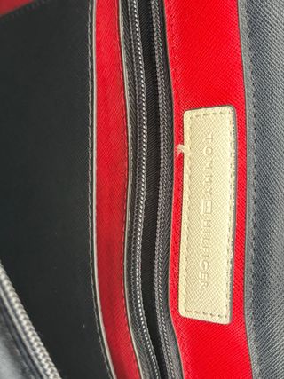 Bolso Tommy Hilfiger Rayas Azul Rojo Blanco