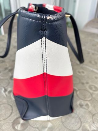Bolso Tommy Hilfiger Rayas Azul Rojo Blanco