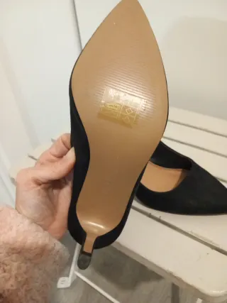 Zapatos de tacón negros talla 36