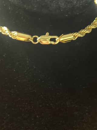 Cadena XP 14K Oro Guantes Boxeo 60cm