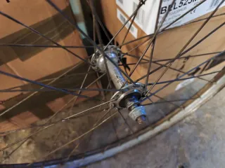 Ruedas de bicicleta antiguas