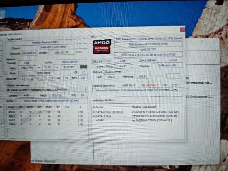 Pc HP ProDesk 400 afbeelding 9