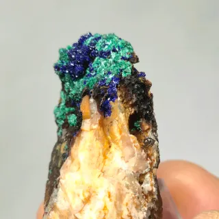 Mineral Azurita con Malaquita Marruecos