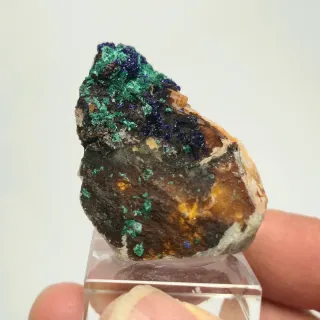 Mineral Azurita con Malaquita Marruecos