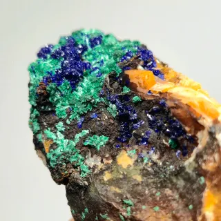 Mineral Azurita con Malaquita Marruecos