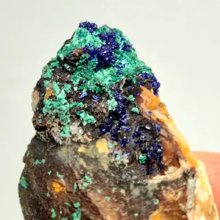 Mineral Azurita con Malaquita Marruecos
