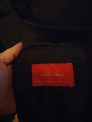 Traje Zara Negro Talla 52