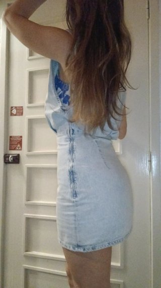 Vestido vaquero corto