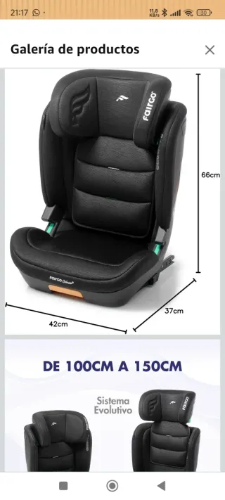 Silla Coche i-Size FAIRGO Colosso