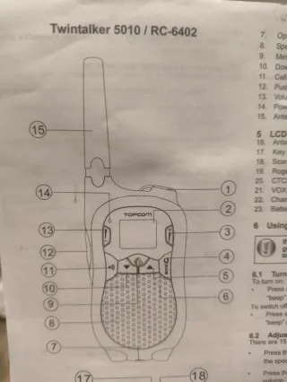 Walkie Talkie Topcom Tymtalker