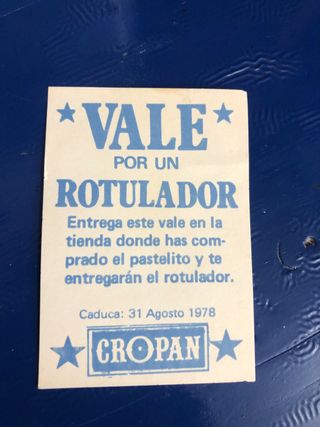 Cromos Cropan 1978
