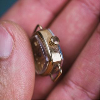 Relógio Senhora Glashütte Vintage Art Deco