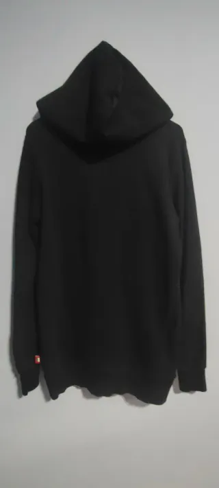Sudadera Supreme Negra Logo Vintage