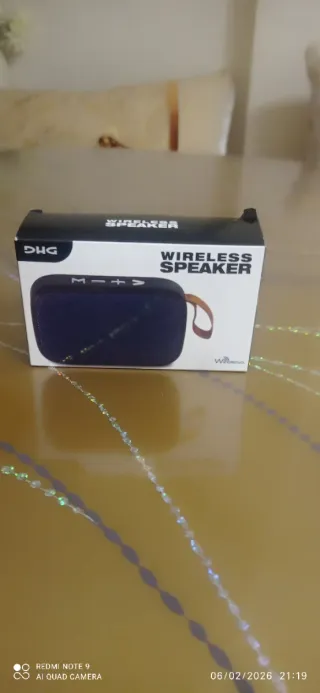 Altavoz Bluetooth Azul y negro