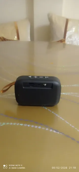 Altavoz Bluetooth Azul y negro