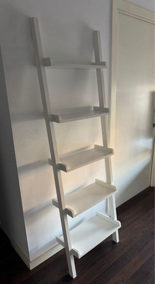 Estantería Escalera Blanca 5 Estantes
