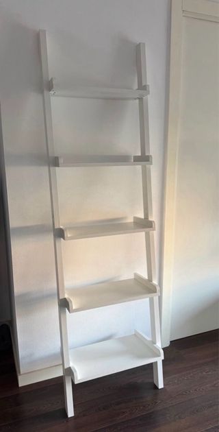 Estantería Escalera Blanca 5 Estantes