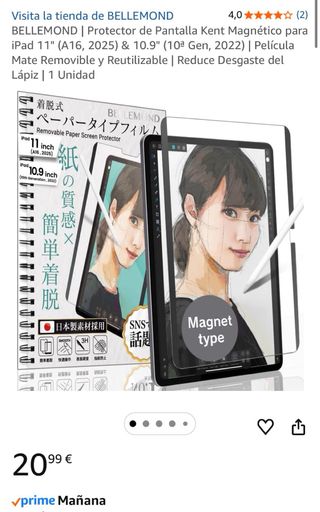 Protector Pantalla BELLEMOND Papel iPad