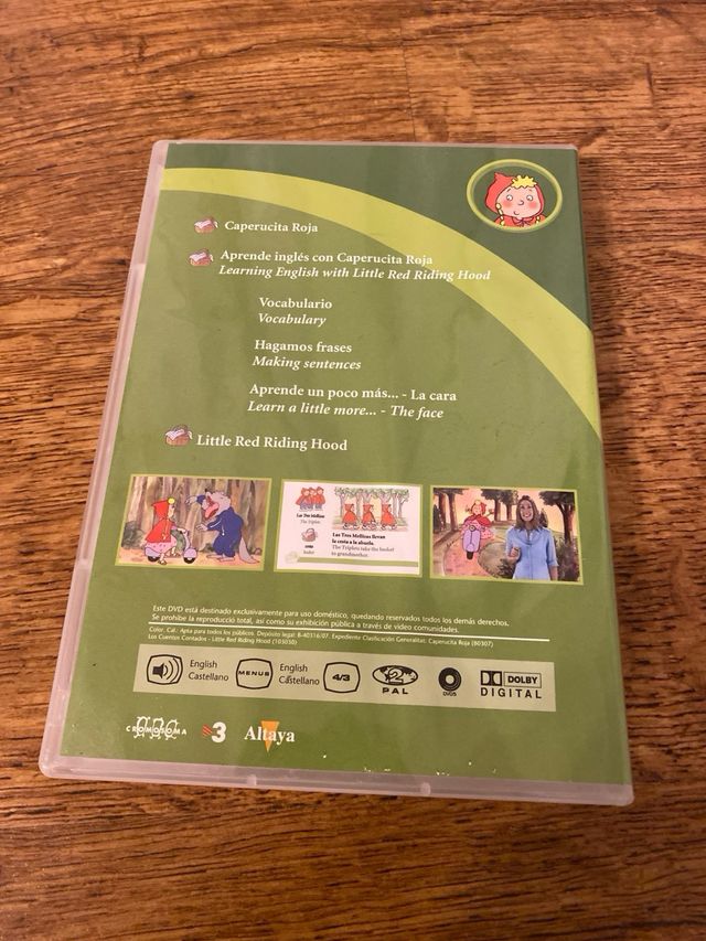 DVD Las Tres Mellizas: Caperucita Roja