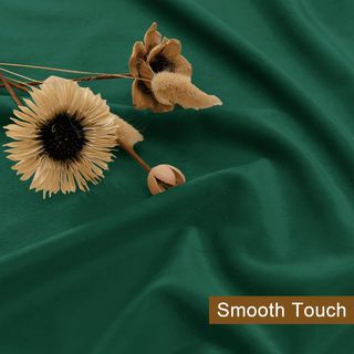 Juego de 2 cortinas de terciopelo verde