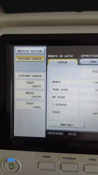 Impresora Develop poco uso 2022