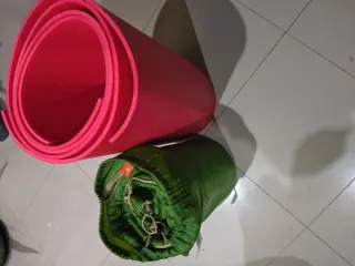 Saco de dormir verde