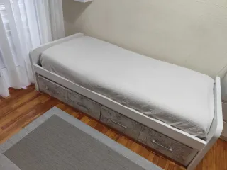 Cama nido con cajones y colchón
